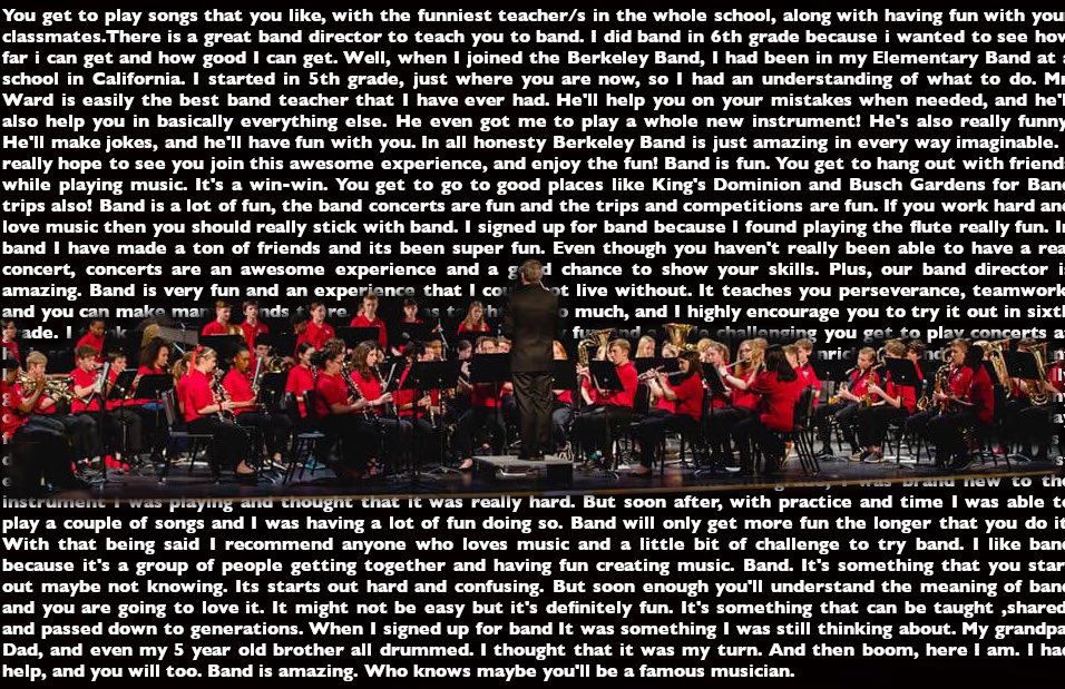 Berkeley Middle School Band Williamsburg tweet media