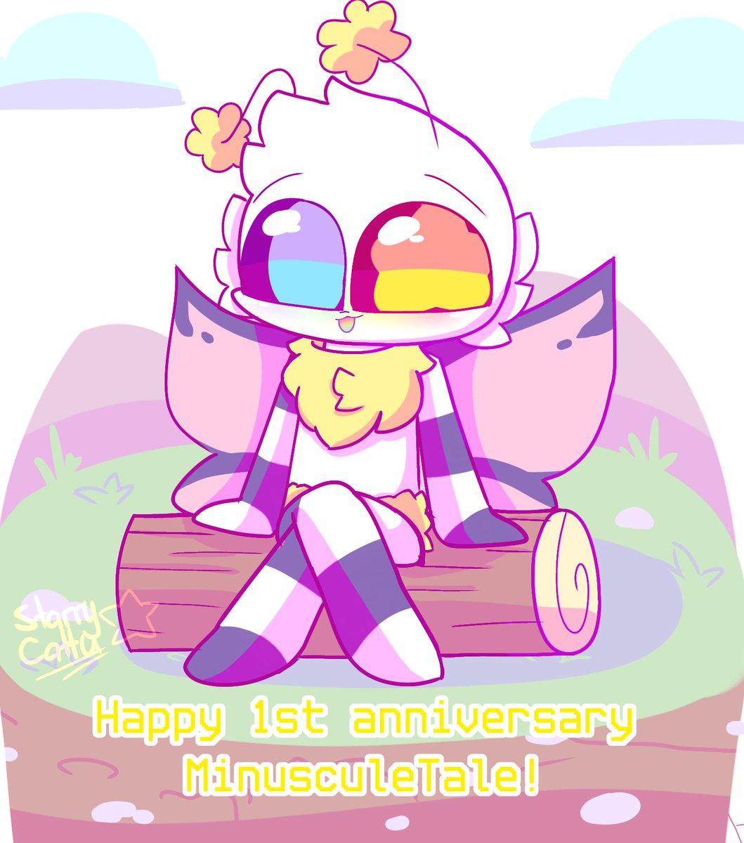 CattuStarry's tweet photo. Omgf sorry for being inactive guys--
I made this since 1 day after the anniversary--
#minusculetale #butterflyink #minusculetalefanart #minusculetaleink #undertale #undertaleau #sansau #inksans #fanart #digitalart #ibispaintxart #inktale https://t.co/go5d03IXzr