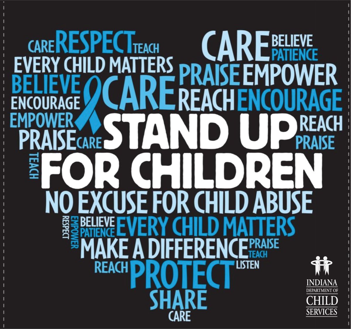 IndianaDCS's tweet image. We still love these word cloud graphics we created for #ChildAbusePreventionMonth. They are so powerful, filled with important words and phrases.

We applaud everyone who stands up for children and works every day to #StopChildAbuse. Thank you for all that you do.