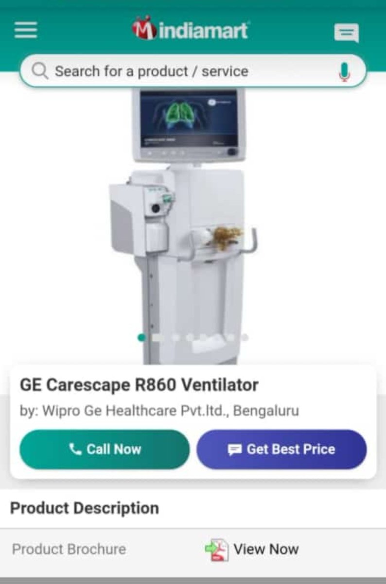 jarihant301's tweet photo. #SOS🆘🚨🆘
Urgent need of Ventilator Machine(GE Carescape R860) in Ghaziabad. 

Patient Name: Anil Kumar Sodhi
Age: 57
Hospital Name: Healing Tree, Indirapuram
Ct Score: 20/25
SpO2: 70 with Oxygen
Contact: 9521844010
@WasimJaffer14 @srinivasiyc @IYC @priyankagandhi https://t.co/slfuVAMLWx