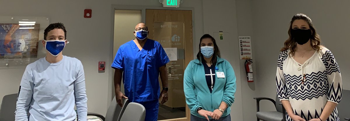 IndianaDCS's tweet photo. We asked our staff and community partners to #WearBlue4Kids this month in recognition of #ChildAbusePreventionMonth. Here are some of our favorite photos we got! https://t.co/48nZ3dHO3F