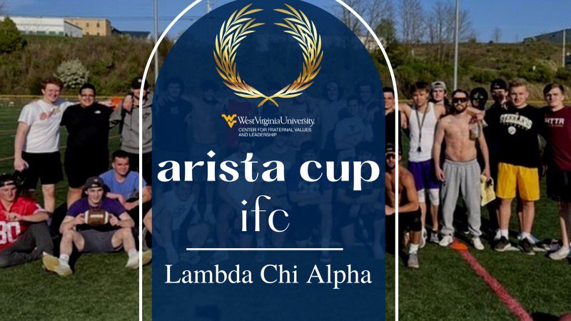 For the Interfraternity Council, congratulations to <a href="/lambdachiwvu/">Lambda Chi Alpha ΙΛ</a> on winning the Arista Award of Distinction!
