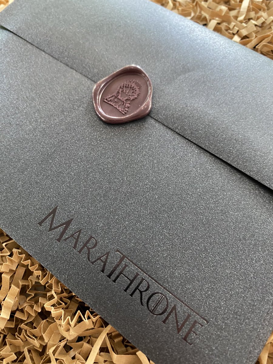 Wax seal is an excellent touch.