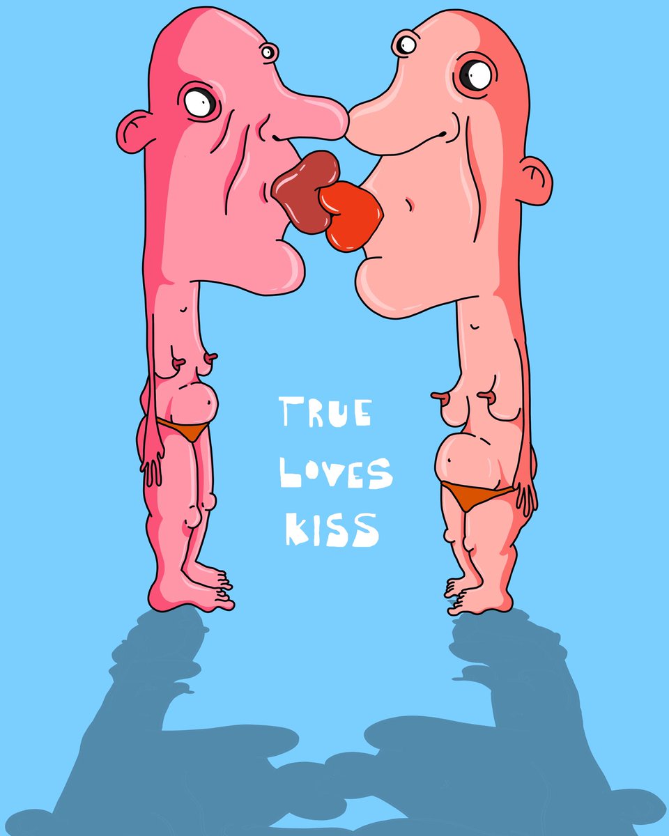 gorvett_bethan's tweet photo. True Loves Kiss - digital 
#art #illustration #Illustrator #nft #cryptoart #digitalart #Artist #artontwitter https://t.co/1omIZc7wMt