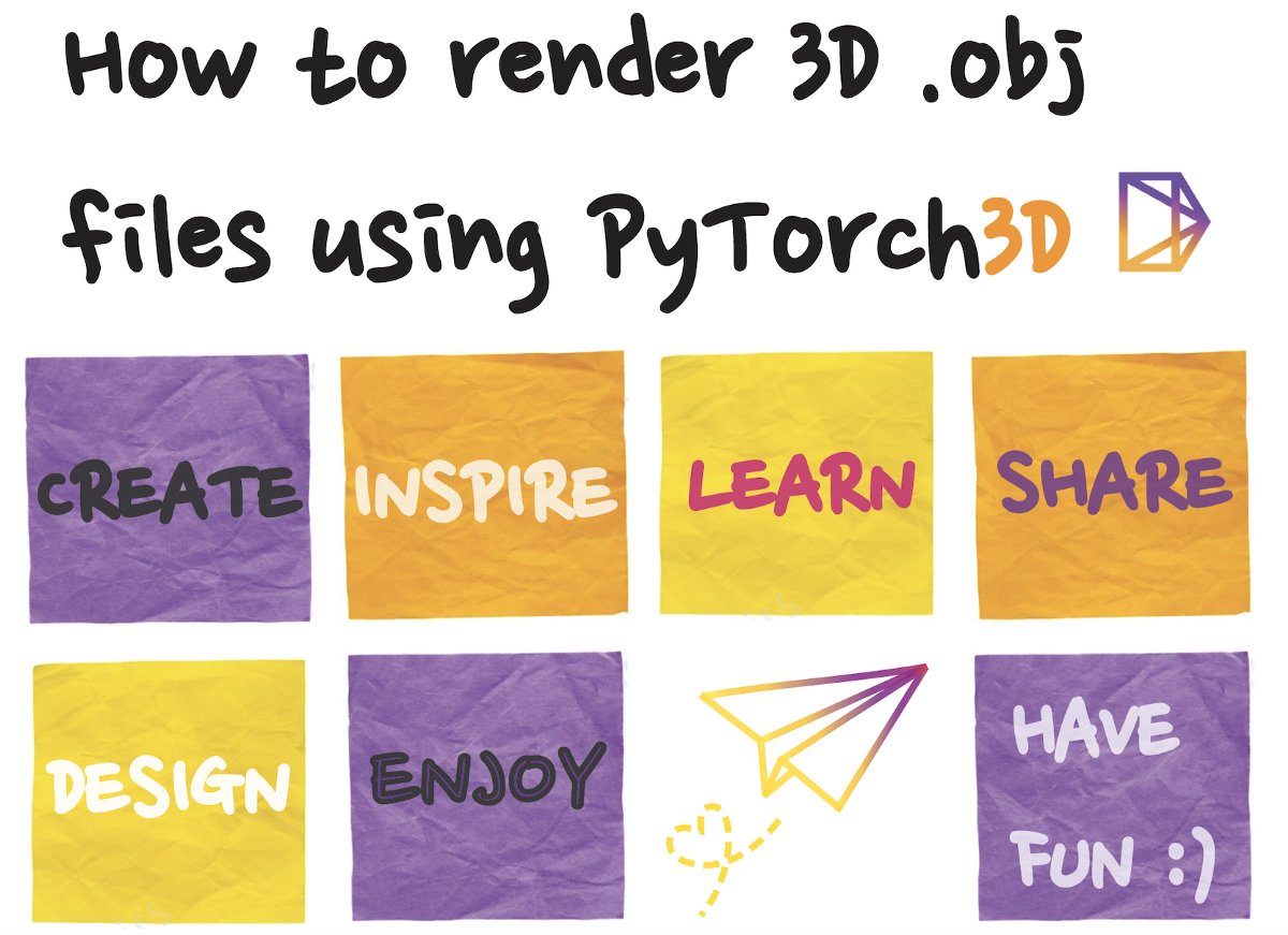 DrMattCrowson's tweet image. RT How to render 3D files using PyTorch3D dlvr.it/RymQWs #pytorch3d #3dmesh #rendering #python #imageprocessing