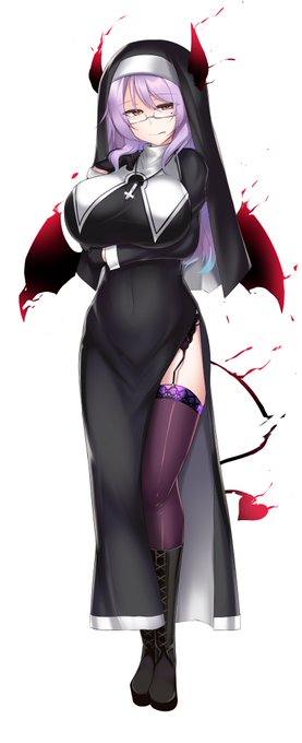 で、こっちがそのサキュバスっぽい姿のやーつ。

※イラストは九反先生にお願いしています。

無断転載・無断利用お断りいたします。
※Unauthorized use prohibited. Don't repost these commission arts on SNS or any other website.
Thank you! 