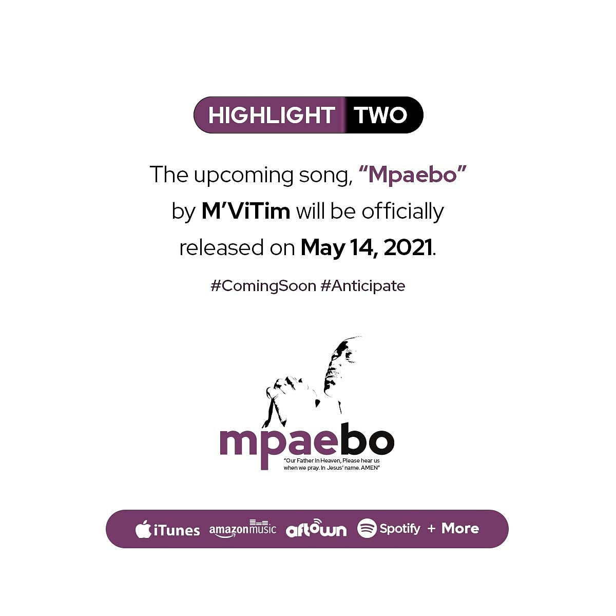 mvitimusic's tweet photo. Familyyyyy💃🏿💃🏿💃🏿

We are so excited about this News. There's a release date for Mpaebo🥳

Check it out👆🏾 https://t.co/CTyv2wkwq6