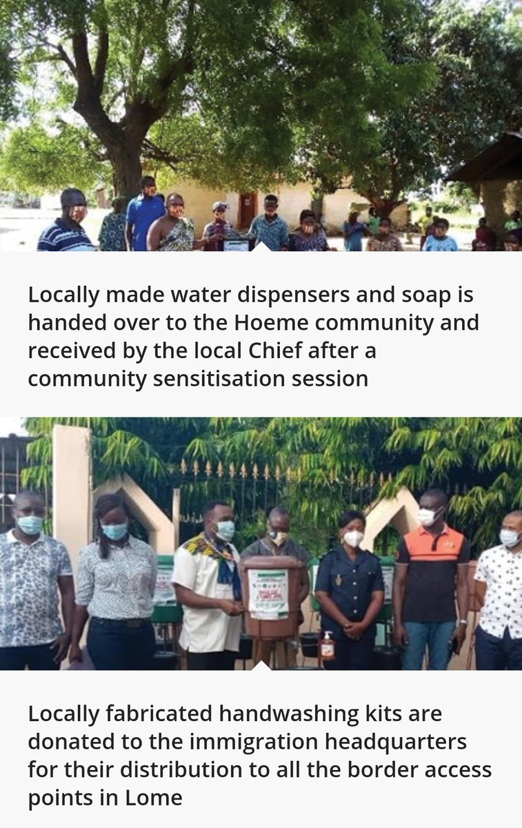 AfricanBiodiv's tweet photo. In the face of the pandemic, empowered youths from Togo have been contributing to their communities.  @LAluora from @JVE_Int tells the story of how the youths affiliated with the organisation have made an impact. Click on the link below for the full story
https://t.co/4V6AVwIuKu https://t.co/9MmkMQBXYW