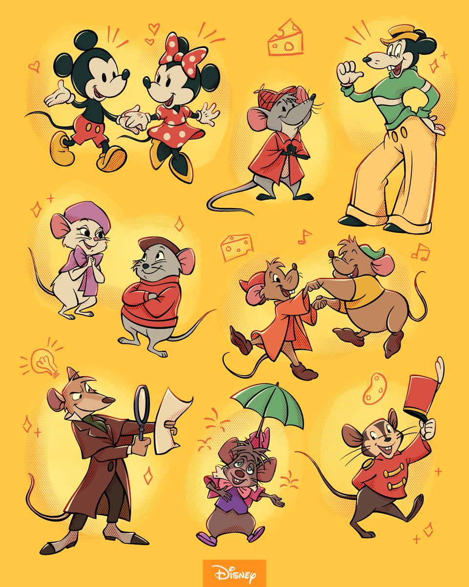 DisneySpain's tweet photo. Sabremos que eres un verdadero fan de Disney si nos demuestras que reconoces a todos estos ratones. https://t.co/LMrcuycrOs