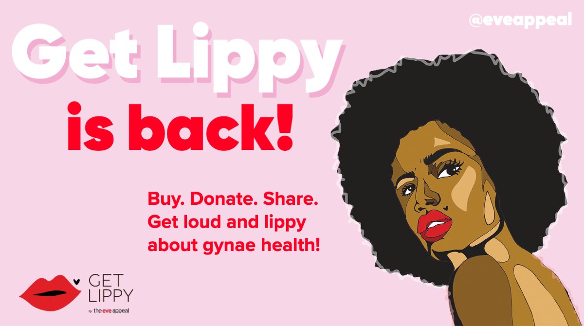 💋 Tomorrow is the 1st of May💋

Are you excited to #GetLippy &amp; Loud about gynae cancers with us?

We will be announcing all of the fab #GetLippy products that will be donating at least 10% of their sales to help us stop gynae cancers before they start. So keep your eyes peeled!