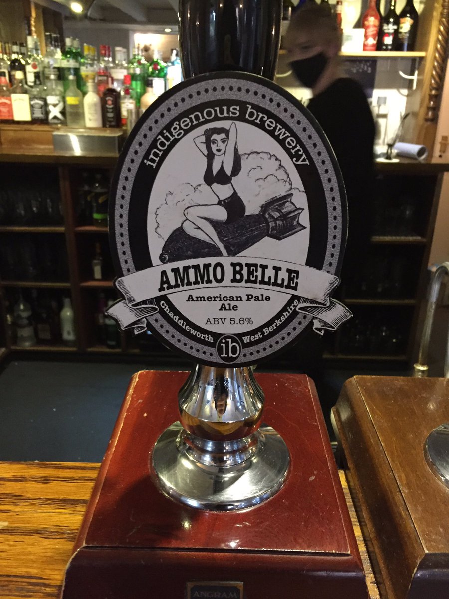 Ammo Belle by <a href="/indigenousbrew/">IndigenousBrewery</a> is back on at The Butt Inn Aldermaston.