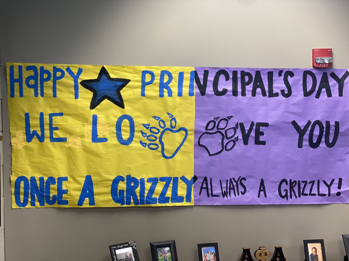 A special thank you to <a href="/LOHSachievement/">Grizzly Achievement</a>  for the awesome surprise I received when I walked into my office this morning.  I will always have a special place in my heart for all of Grizzly Nation &amp; moments like this remind me as to why that’s the case. I am so appreciative of this!
