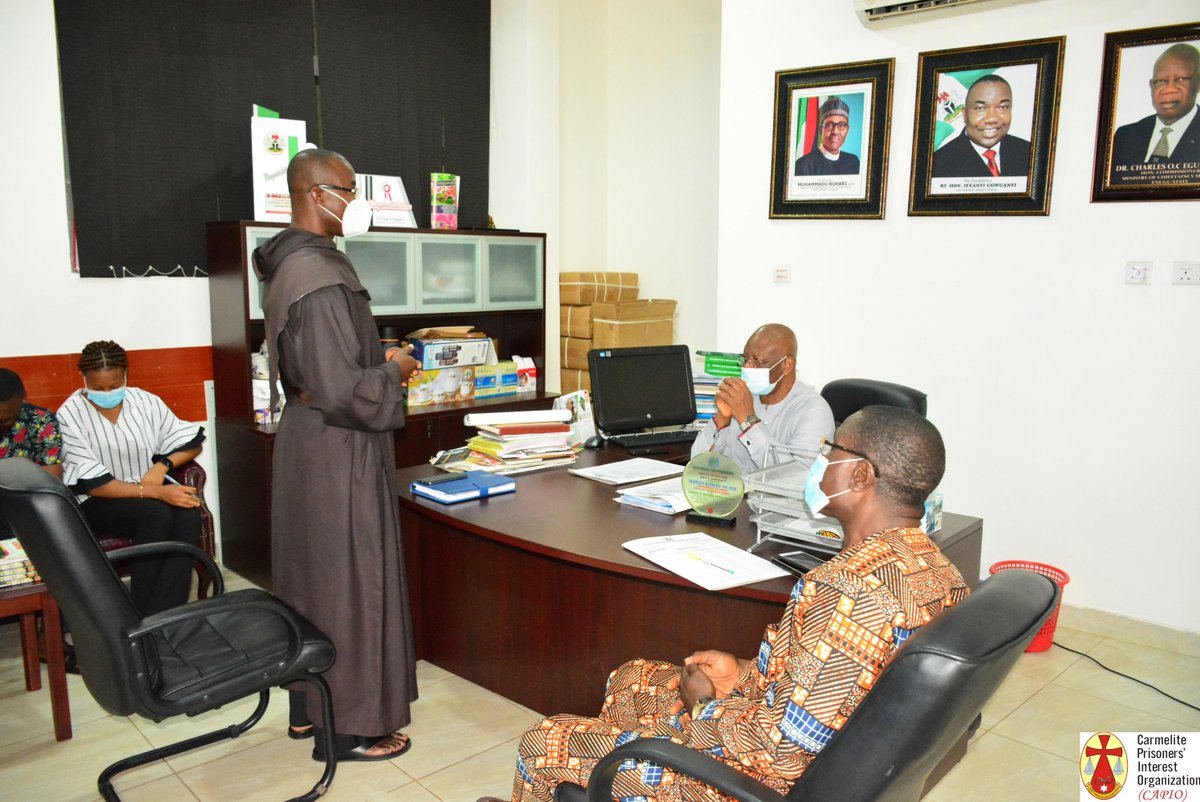 capionigeria's tweet photo. For effective implementation of the year-3 #ACJL project, CAPIO paid a courtesy visit to the Hon. Commissioner of Chieftaincy Matters, Dr. Charles Egumgbe, in a bid to strengthen the existing relationship between #CAPIO and the Ministry of Chieftaincy Matters
#042acjl https://t.co/EX8FC7vOvb