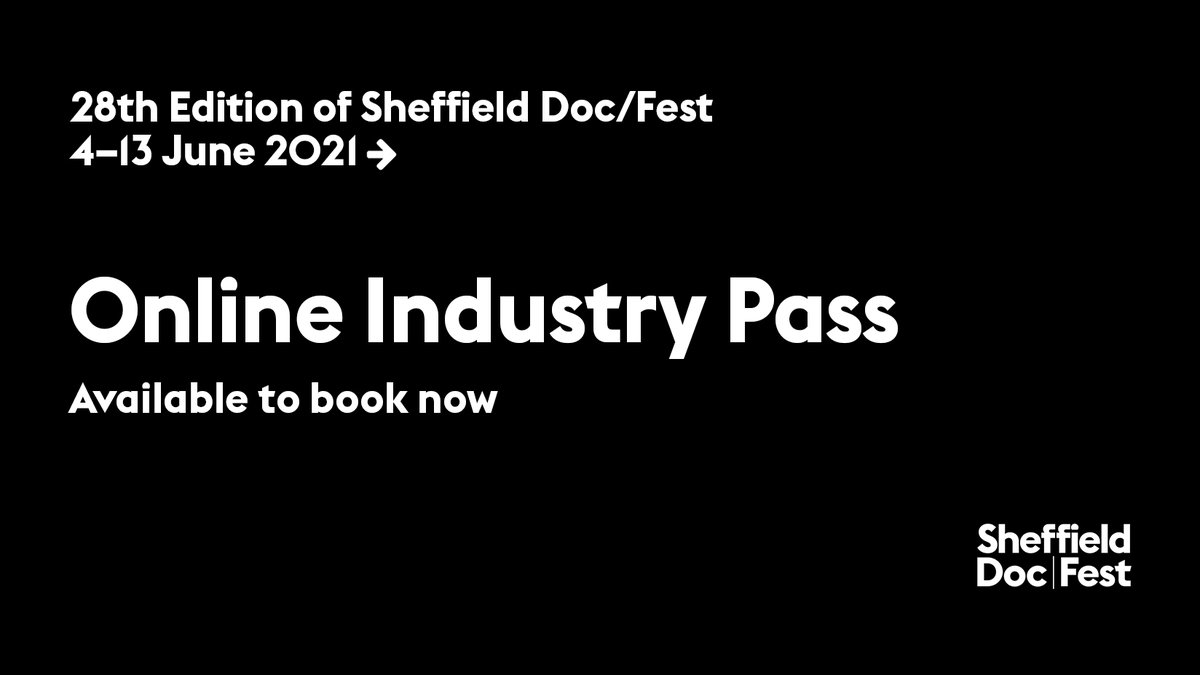 Have you got your <a href="/sheffdocfest/">Sheffield DocFest</a> pass yet?
The Online Industry Pass gives access to the full Industry Programme, talks, pitches and the online library of over 100+ films. Early Bird offer ends 11 May, register for your pass at: bit.ly/35Xvb8X
Join #SheffDocFest2021 🎥🌎