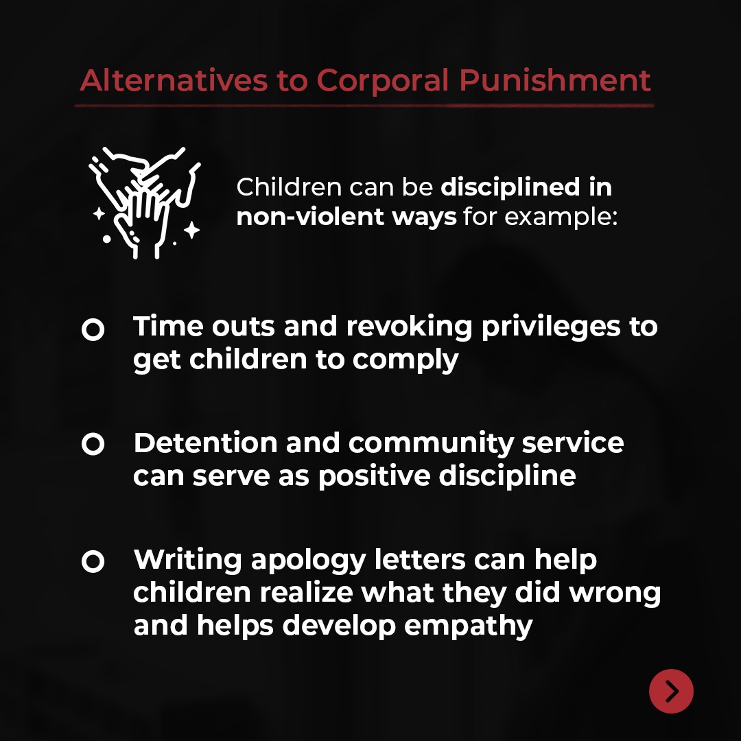 alternatives to corporal punishment