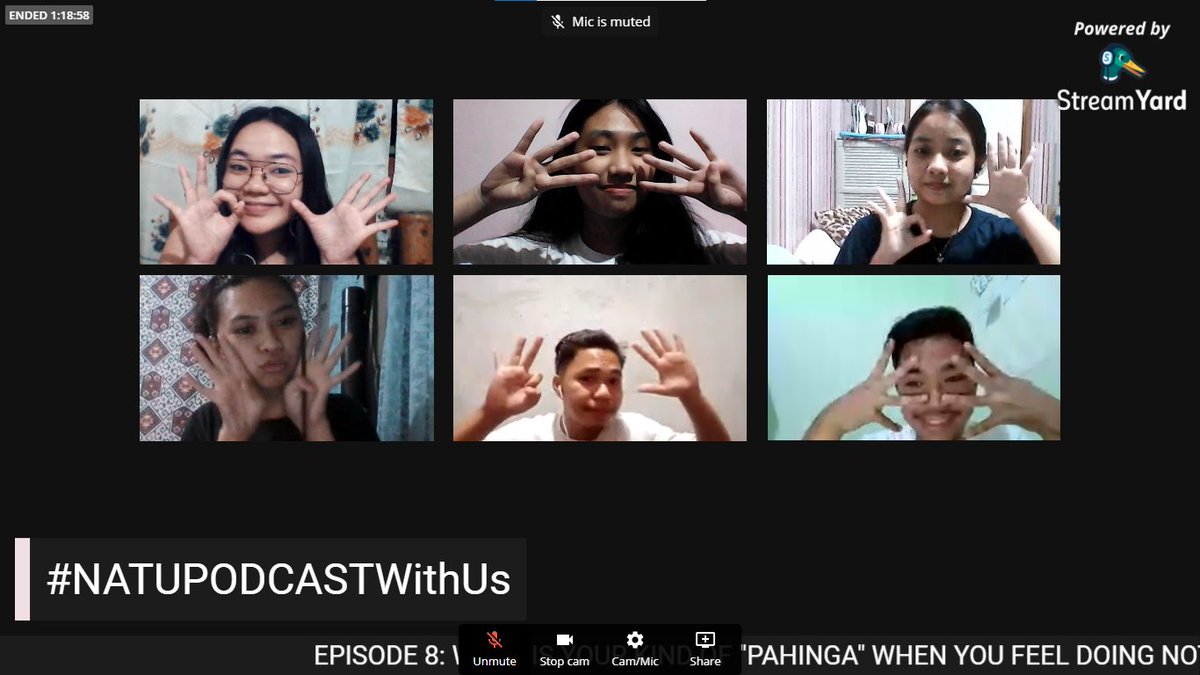 NatuPodcast's tweet photo. 8th Episode Recorded Live is up on Natupodcast's Facebook Page!
#NATUPODCASTWithUs
#Ep8WhatIsYourKindOfPahinga https://t.co/BtjxuRzzfK