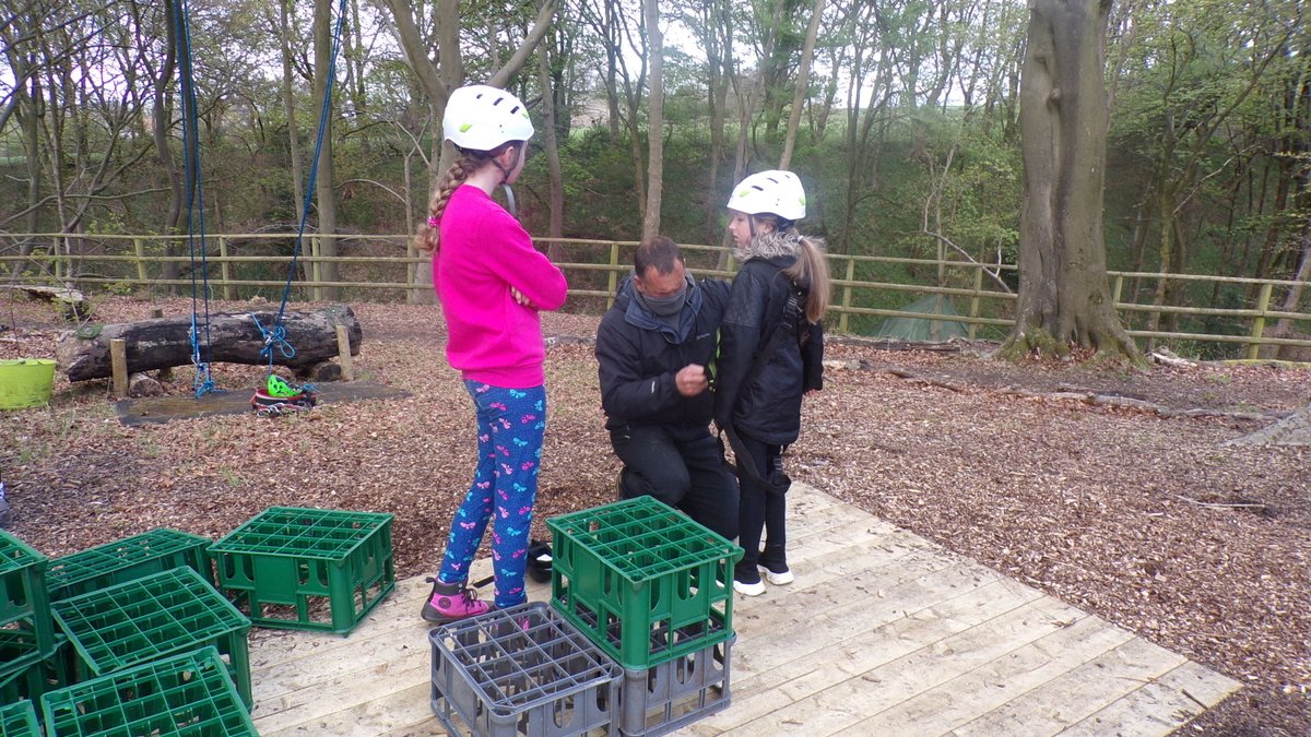 readstjohns's tweet photo. Year 6 have had an amazing trip to Outdoor Elements.  They had the chance to build on their survival skills, climb trees, solve puzzles in the woods and climb Jacob’s Ladder.  They took part in archery and took the leap of faith. Well done Year 6! https://t.co/2c9II6nKsj
