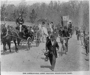 This Day in Labor History: April 30, 1894. Coxey’s Army, a rag-tag group of unemployed Americans, marched into Washington, D.C., demanding federal jobs for the unemployed. The cops had Coxey arrested for...trespassing on the Capitol lawn!