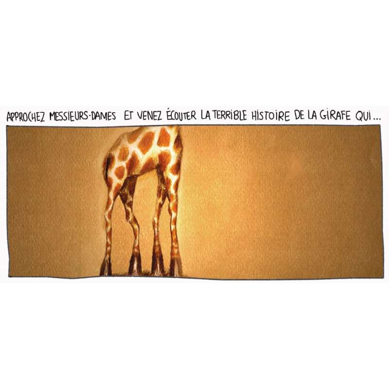 Et pour les plus jeunes, elle sort aussi La Girafe qui rentrait mal dans sa case, un jeu de format sur le livre, drôle et anticonformiste, à partir de 6 ans Dispo le 14 en librairie, et dès à présent sur notre site de vente en ligne  https://librairie.lapin.org/collection-petit-lapin/595-la-girafe-qui-rentrait-mal-dans-sa-case.html