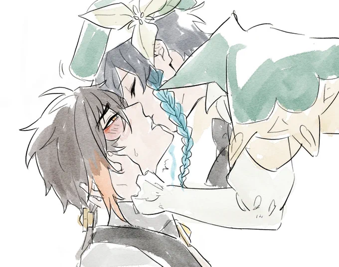 ※ウェン鍾 #venzhong #温钟

壺の中で幸せに暮らしてくれ…(と思いながら描いた) 