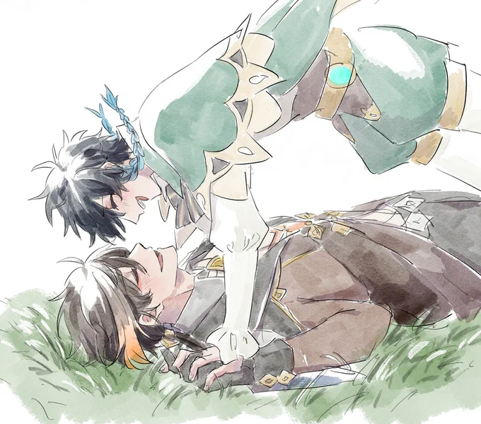 ※ウェン鍾 #venzhong #温钟

壺の中で幸せに暮らしてくれ…(と思いながら描いた) 
