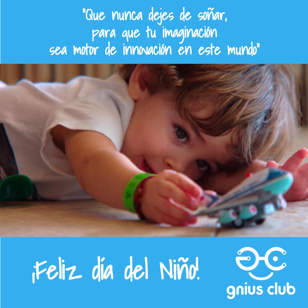 gniusclub's tweet photo. ¡Felicidades a todos los niños y ex-niños en este día! 👶👱👴
Que nunca dejes de soñar, para que tu imaginación sea motor de innovación en este mundo.  #GeniusKids #GniusClub https://t.co/QcD9WtusOo