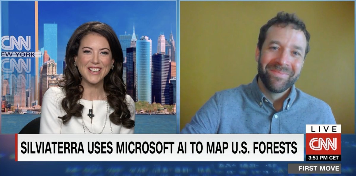 Zack Parisa (@zackparisa) on Twitter photo Thank you for having me on <a href="/firstmove/">First Move CNN</a>, @jchatterleycnn. It was a pleasure to talk to the <a href="/cnni/">CNN International</a> audience about <a href="/SilviaTerra/">SilviaTerra</a>'s mission to pioneer an economic solution for valuing every acre of forest every year through our forest carbon marketplace, NCAPX. Thank you for having me on <a href="/firstmove/">First Move CNN</a>, @jchatterleycnn. It was a pleasure to talk to the <a href="/cnni/">CNN International</a> audience about <a href="/SilviaTerra/">SilviaTerra</a>'s mission to pioneer an economic solution for valuing every acre of forest every year through our forest carbon marketplace, NCAPX.
