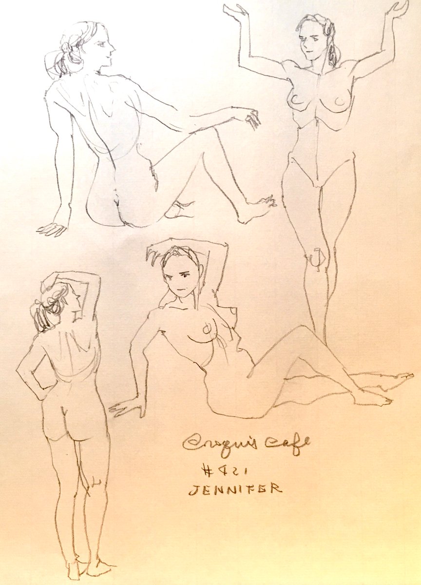 #croquiscafe
421 Jennifer
締切だけどね…やることにしてます。本当は朝一番でやる方が理にかなってるんだろうなあ。 