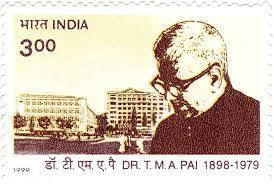 Dr T M A Pai attained sadgati on 29th May 1979. #VANDEMATARAM