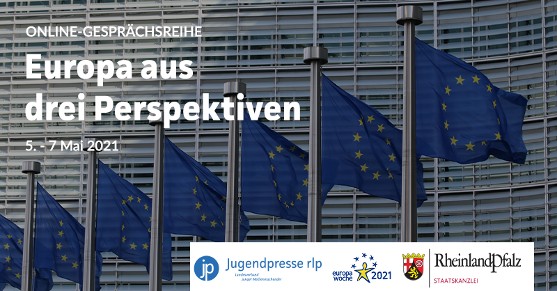 „Europa aus drei Perspektiven“ - Stelle deine Fragen an <a href="/RHoenighaus/">Reinhard Hönighaus</a>, <a href="/anitabethig/">Anita Bethig</a> &amp; <a href="/JuttaPaulusRLP/">Jutta Paulus</a>! 
Im Arbeitsalltag von allen dreien ist Europa stets präsent.

3 Abende. 3 Gespräche. 3 Stunden. Jetzt kostenfrei anmelden: jprlp.de/europawoche