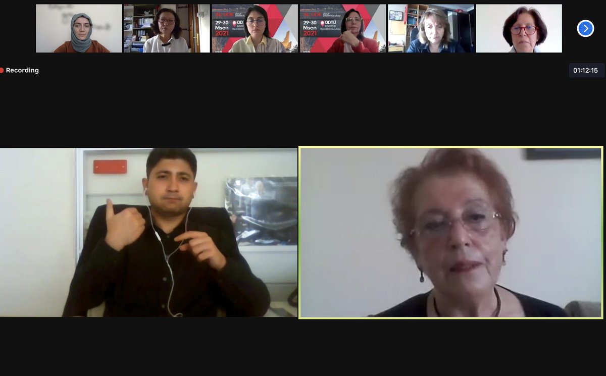 Prof. Dr. İclal Ergenç, Türkiye'de sinirbilim ve beyin çalışmalarının izleğini aktararak, dilbilimde ara kesit çalışmalarının değerini vurguladı. #34UDK