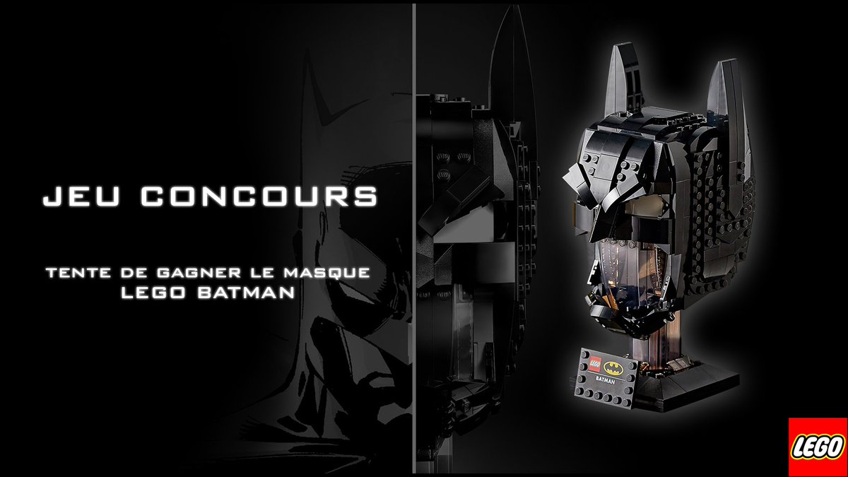 dcfranceoff's tweet image. 🦇 JEU CONCOURS 🦇

🎁 Tente de gagner le masque LEGO Batman !
➡️ RT + Follow @DCComics_FR + commente "🦇" sous ce post.

⏱️ TAS du gagnant : 06/05

📄 bit.ly/3gPmqDh