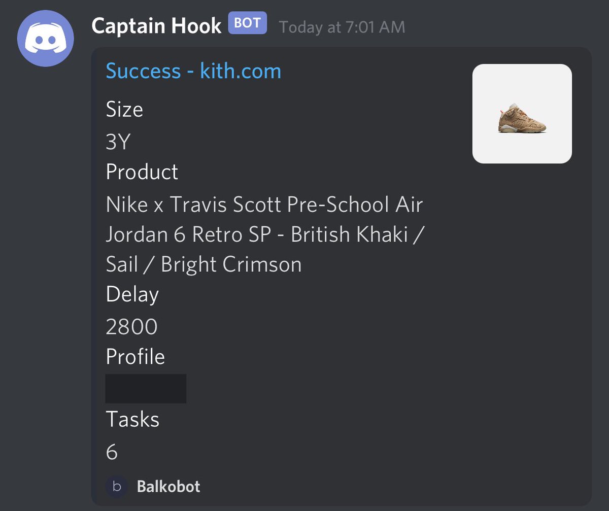 Aye, better than nothing I suppose! Thank you for all the resources! 🤖🦾💨🔥 Bot: @balkobot Proxies: @TheHypeProxies CG: @pulsenotify @TheAceIO Server: @ChefServers