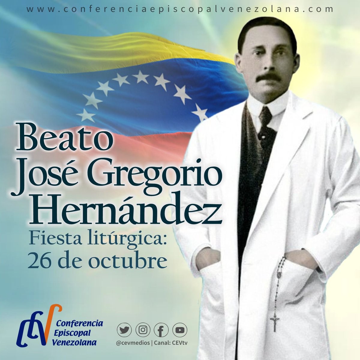 ¡El Médico del Pueblo ya es Beato! Venezuela de júbilo por la Beatificación del Dr. José Gregorio Hernández 
.
#BeatoJoseGregorioHernandez 
#BeatificacionJGH 
#BeatoDelPueblo