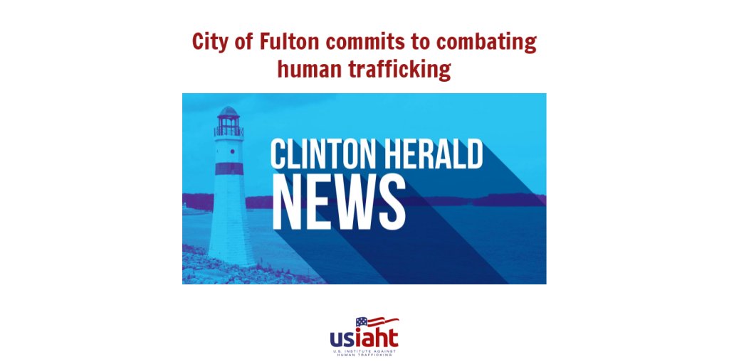 FULTON, Ill. — Fulton Mayor Mike Ottens recently signed a proclamation to designate the city a TraffickingFree Zone, a program created by the U.S. Institute Against Human Trafficking. #usiaht #endhumantrafficking #protectourchildren    bit.ly/3t79Q4T