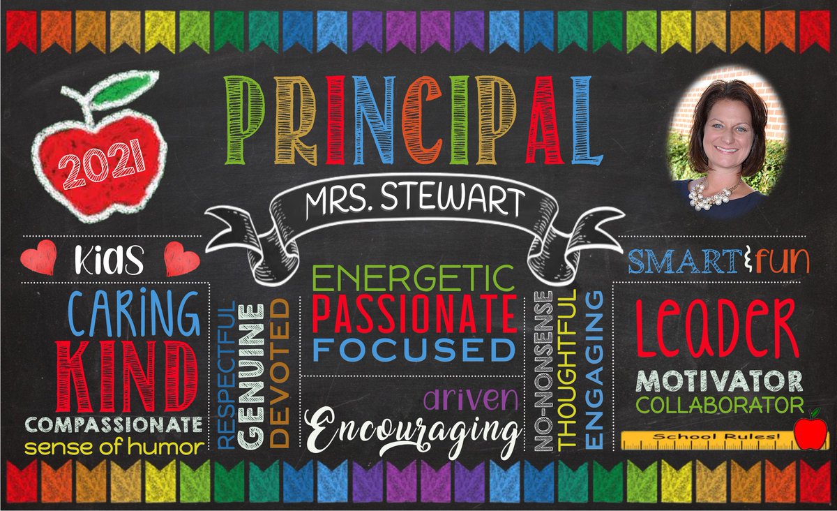 On School Principals' Day (eve), we celebrate our principal, Mrs. Stewart. Your caring heart and leadership make Centennial an awesome place.  We're proud to work with you to help our students thrive and succeed.  We are forever grateful to be on your team. #schoolprincipalsday