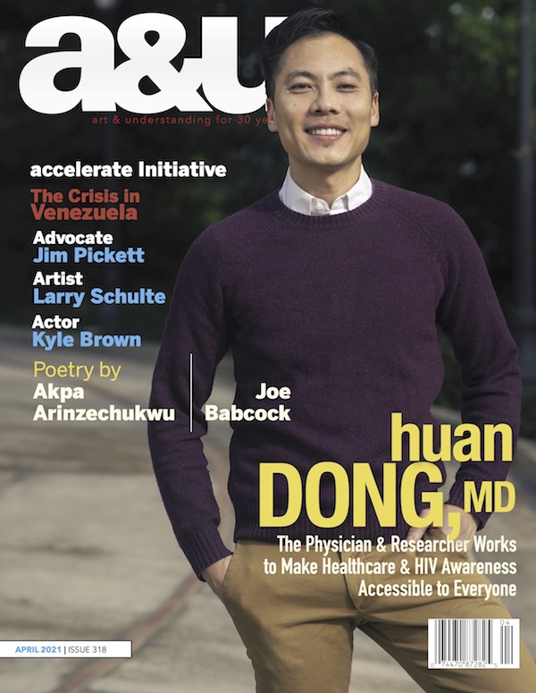 Dr. Huan Vinh Dong talks to A&amp;U’s Dann Dulin about tackling #stigma in Tanzania to encourage #HIV Testing, working w/ male sex workers in Vietnam &amp; engaging communities of color in care in the U.S. Photos by Tommy Wu. bit.ly/3gJYGjI  @DannDulin <a href="/tomjwu/">Tommy Wu Photography</a>