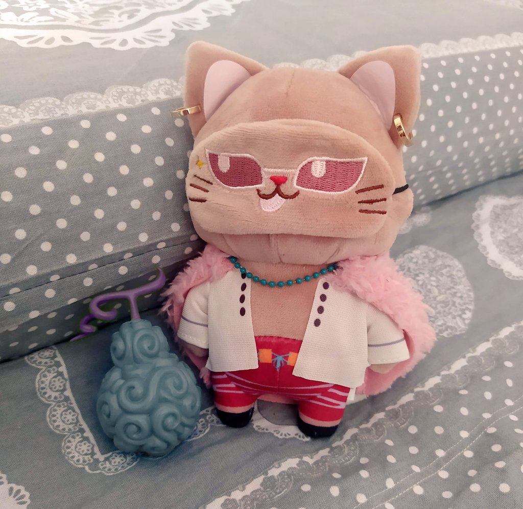 Ramylie Moon Threads I Put This Devil Fruit Figurine Next To My Neko Doffy And Thought It D Be Quite A Deal For Such A Tiny Kitten To Eat It So I