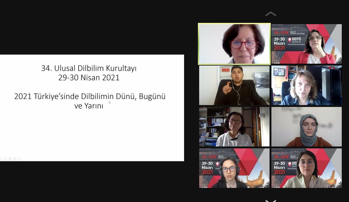 Prof. Dr. Hatice Sofu, kurultayımızın özel panelinde geçmişten günümüze Türkiye'de yapılan dil edinimi çalışmalarıyla ilgili bilgilendirme yaptı.#34UDK