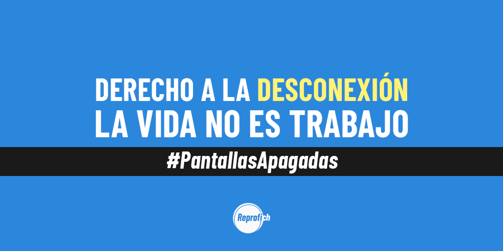 reprofich's tweet photo. No sólo vivimos para trabajar. Nuestra salud y nuestras familias también nos necesitan.
#PantallasApagadas https://t.co/lPqLCzhJdx