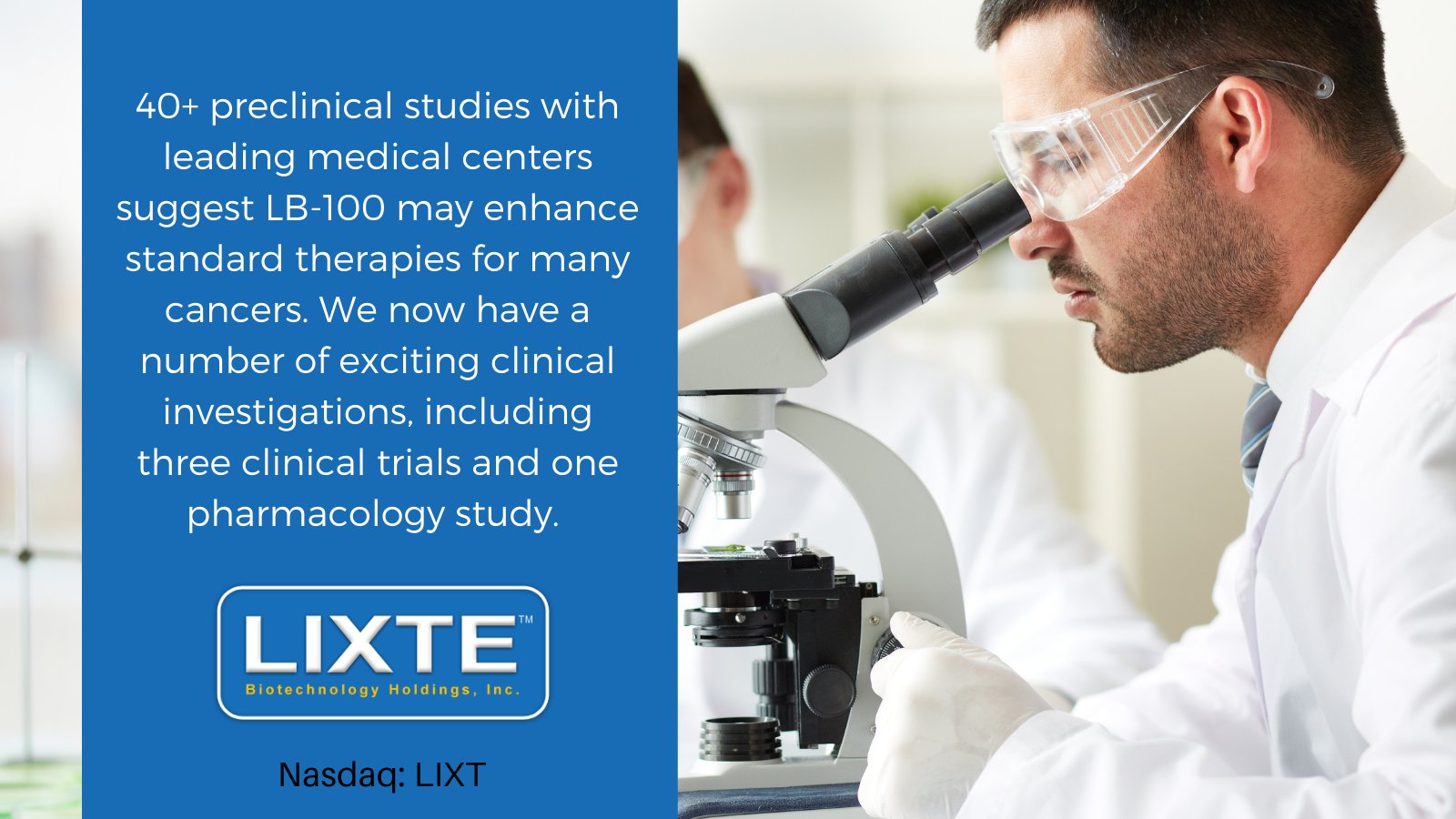 Lixte Biotechnology (LixteBiotech) / Twitter