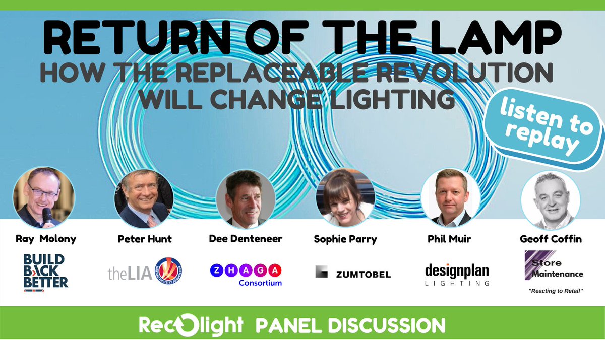 Recolight's tweet image. In our latest #Lighting and the #CircularEconomy
webinar we looked at the likely impacts on our industry of the need to make fittings with removeable LED light sources and drivers.
Here's a link to the replay
recolight.co.uk/events/replace…