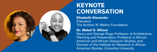 Art_Curators's tweet photo. In our second Keynote, Elizabeth Alexander, President, @mellonfdn is in conversation with Dr. Mabel 0. Wilson, Director of the Institute for Research in African American Studies (IRAAS), Columbia University. @IRAASColumbiaU @columbia #AAMCOnline https://t.co/wYMEUwflej