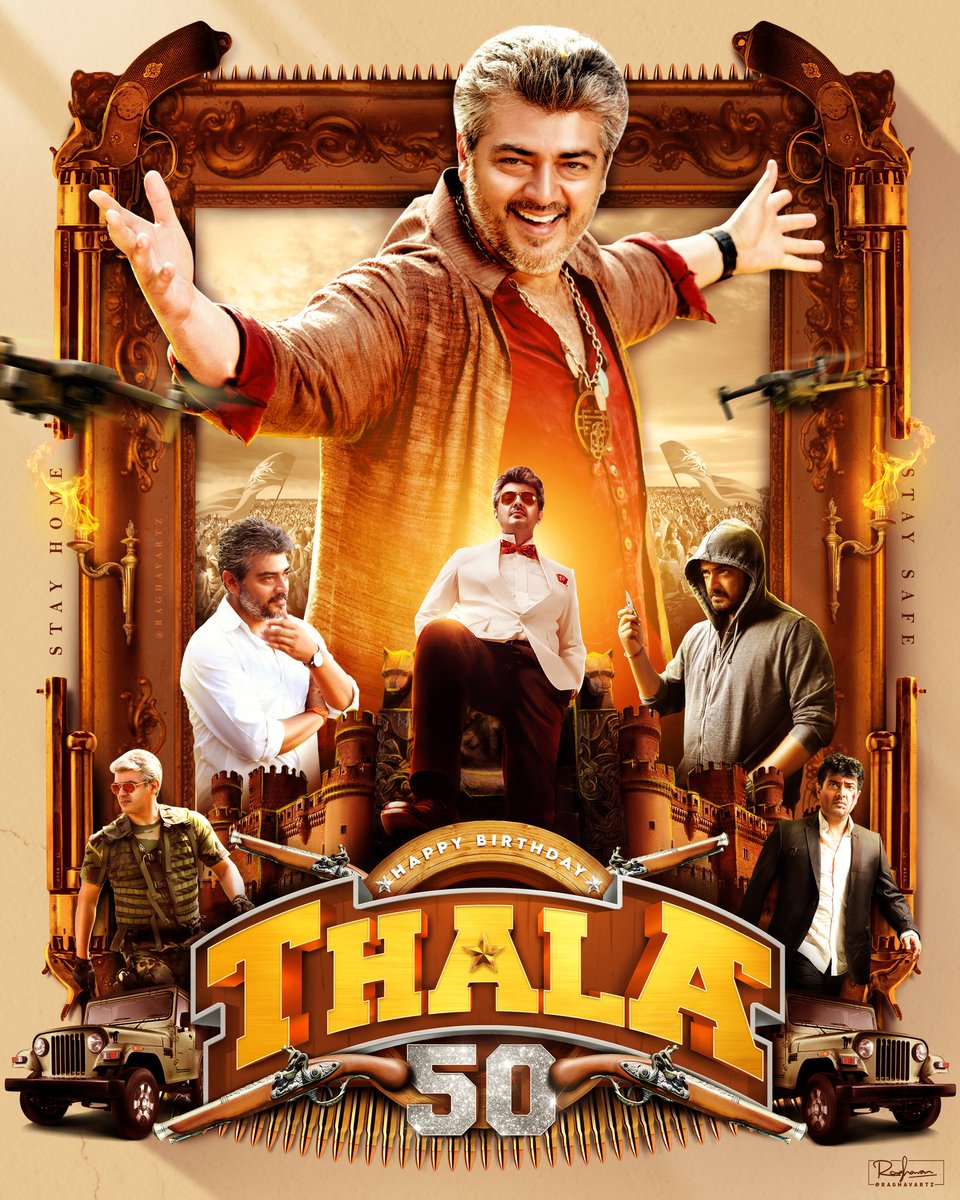 • A special design for #Thala50  👌

Designer : <a href="/raghavartz/">Raghavartz</a> 🤗

#HBDTHALAAjith

 #Ajithkumar #Valimai