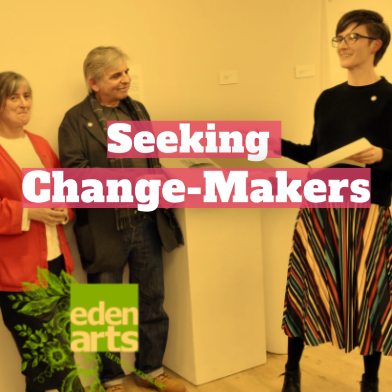 Join our team… of Cultural Change-Makers: Eden Arts seek strong logistical thinkers for both Company Manager &amp; Head of Projects roles. More info here&gt;&gt; bit.ly/3gX5meJ