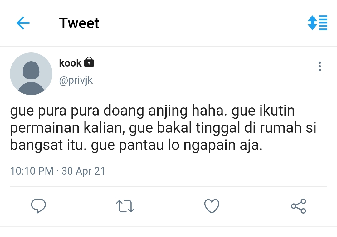 BobLoukasElites's tweet photo. Taekook onetweet ; au
⚠️ Cheating

Jungkook cuma pura pura. https://t.co/Ad8xB2FB9s