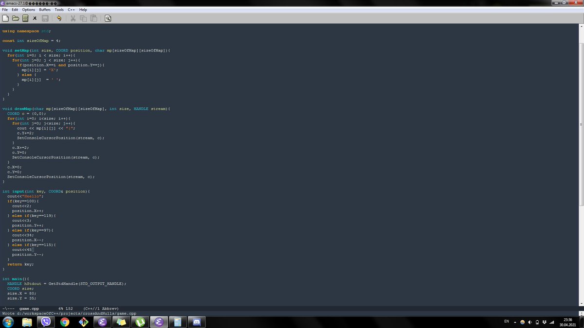 niks_step's tweet photo. In the last day I've only changed four lines of code, and haven't compiled that. I thank for your support.

-----—-------—-------—-------—--------—------—-

#100daysofcode #100daysofprogramming #programming #programmer #gamedev #gamedevelopment #gamedeveloper #CPP https://t.co/3IwsB7opBJ