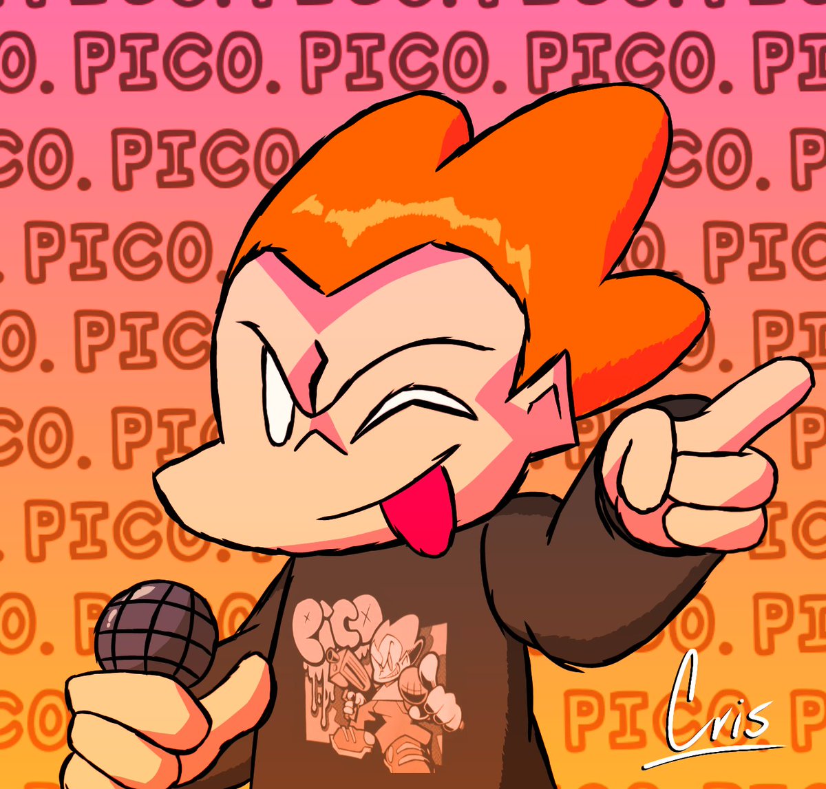 Undead_roc's tweet photo. I was gonna save these for when I backed the kickstarter, but eh... screw it. Happy Pico Day! #fridaynightfunkin #picoday2021 #picosschool #gopico https://t.co/v7vG6zOcwM