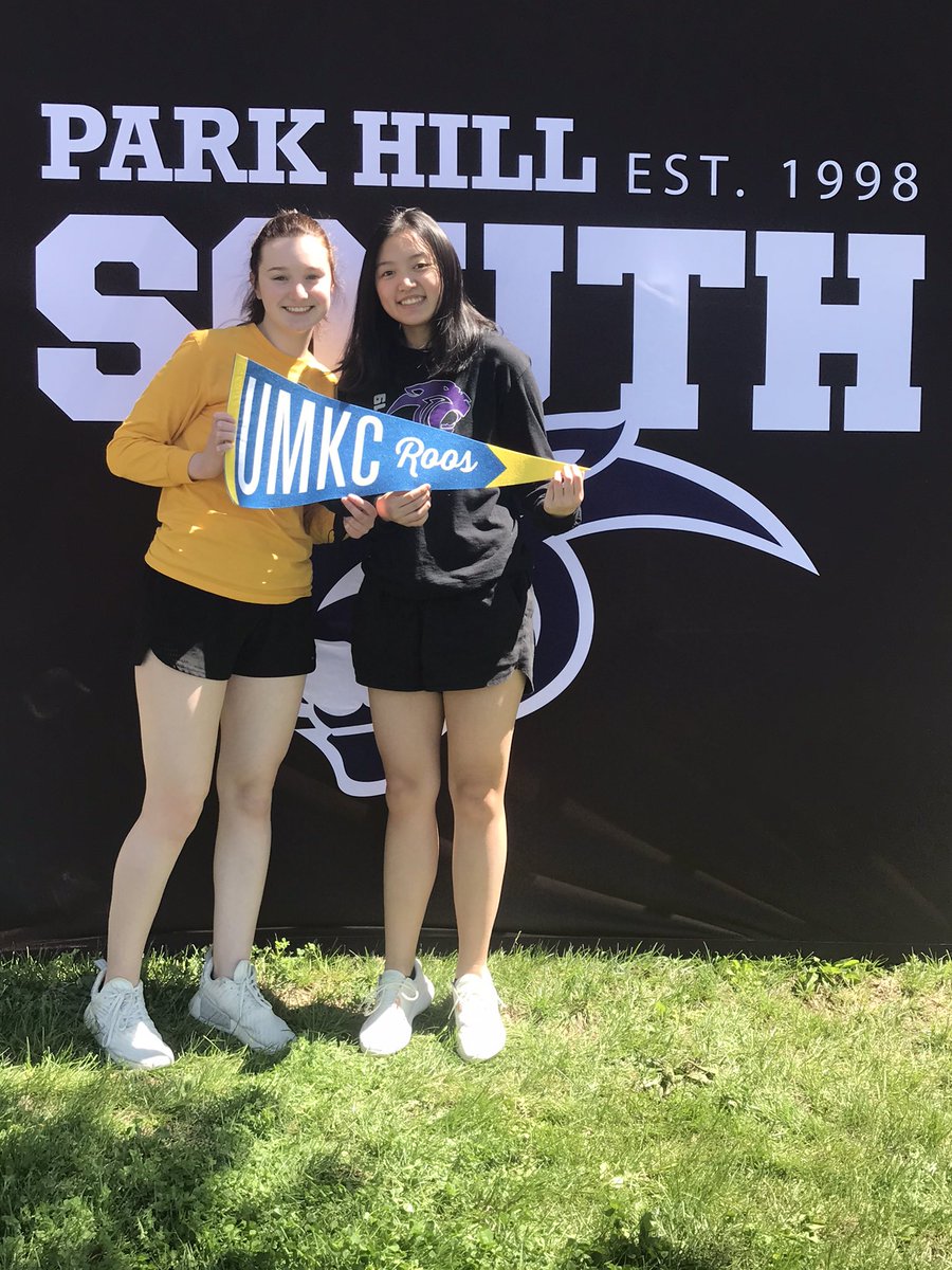 CounselorsPHS's tweet photo. Two new Roos!  @UMKC 

#CollegeSigningDay #DecisionDay #IDecided #CollegeBound #MODecisionDay @ParkHillSouthHS https://t.co/pOnwozHPQP