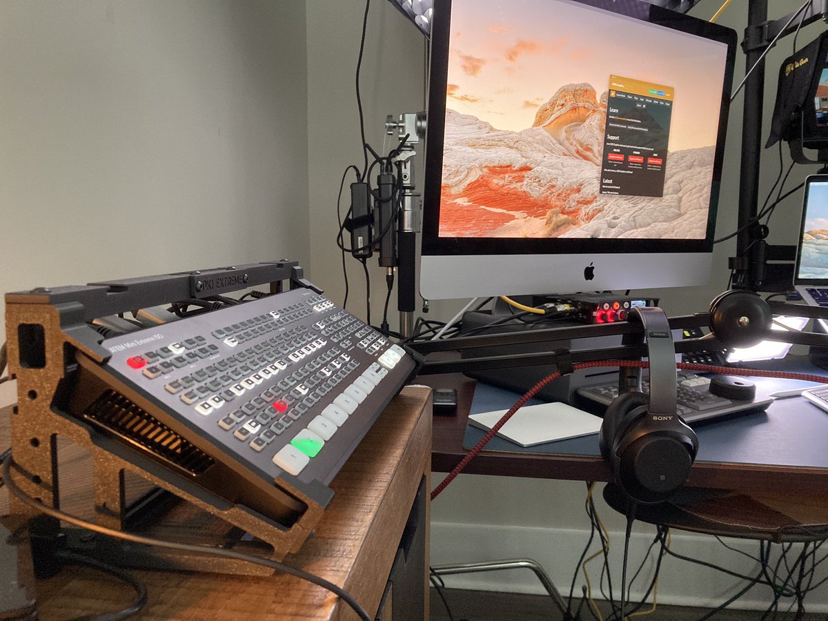 Received my PK1 Stand for the ATEM Mini Extreme!!Thanks <a href="/aaronpk/">Aaron Parecki</a> for this amazing stand!